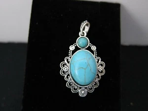 Natural turquoise pendant USA SELLER! - Picture 1 of 2
