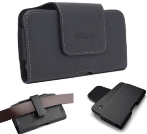 Für iPhone 16/15 Pro Max, 16/15 Plus, Leder Tasche Holster Drehbar Clip Case - Bild 1 von 6