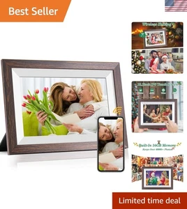 Frameo 10.1-Inch IPS Touchscreen Photo Frame - Perfect for Cherished Memories - Picture 1 of 8