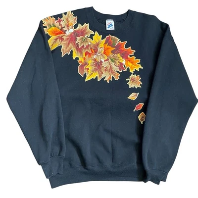 Jerzees Super Sweats De Colección Cuello Redondo XL Otoño Hoja Cottagcore Fallcore Acogedor Otoño Foto 1 de 4