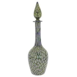 Decantador de botellas de vidrio GlassOfVenice Murano Millefiori - Imagen 1 de 7
