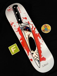 RARO DOBLE FIRMADO TJ Rogers Blind Reaper cuchillo hoja tabla de skate AUTÓGRAFO - Imagen 1 de 10