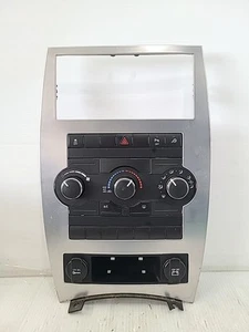2010 Jeep Commander AC Heater Climate Control Silver Bezel Trim Control Unit - Picture 1 of 10