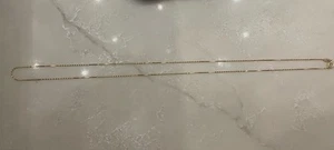 14k Yellow Gold Twist 19”Necklace - Picture 1 of 5