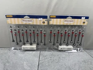 (2) Lemax Village Collection Gas Street Lamp Set of 10 Battery-Operated  #24746 - Picture 1 of 4