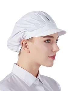 3pcs Chef Hats for Women Men Chef Caps Work Hats Kitchen Cooking Bakers Hat f... - Picture 1 of 6