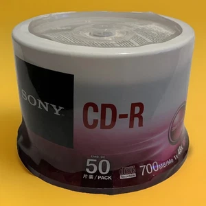 SONY CD-R 700MB 48× 50 Pack FREE SHIPPING! - Picture 1 of 2