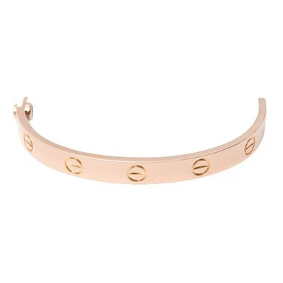 Pulsera Cartier Love Oro Rosa 16-17 Talla Media Mujer Usada Foto 1 de 4