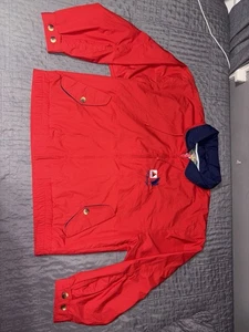 Vintage Gear for Sports Citgo gesticktes Logo Jacke Herren Large durchgehender Reißverschluss - rot! - Bild 1 von 13