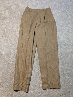 Vintage Ralph Lauren Pants Womens 29 Purple Label Collection Houndstooth 90s  - Image 1 of 4