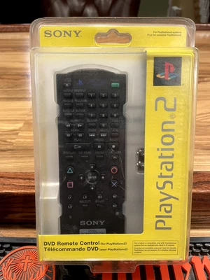 Sony PlayStation 2 DVD Remote Control NEW + Original Box, Built in IR Receiver - Image 1 of 3
