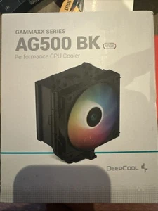 DeepCool AG500 BK ARGB Single-Tower Performance CPU Cooler, 5 Copper Heat Pipes - Picture 1 of 1