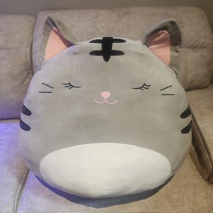 Squishmallow RARO Gris Tally Cat Jumbo 24" - Imagen 1 de 7