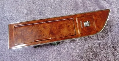 1993-94 Lincoln Town Car LEFT REAR Woodgrain Power Window Switch Ashtray Bezel - Image 1 of 4