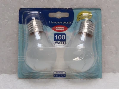 Lampade lampadine a incandescenza Coop 100W E27 1340lm 1000h 230V 2 pz - Immagine 1 di 4