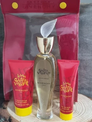 Cofre Extravagance d'Amarige de Givenchy Edt 50ml Perfumed Body Veil 50ml Gel De - Imagen 1 de 2