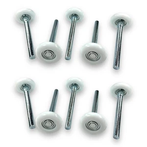 10 Stück Garagentorrollen, Premium versiegeltes Nylon, leise, stark, 4" Zoll Ste... - Bild 1 von 7