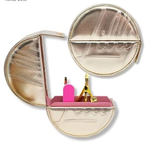 Set manicure Lilly Pulitzer custodia similpelle pedicure oro - Foto 1 di 5