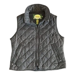 Women’s Cabela's Vest Sz S Navy Zipper Quilted Pockets Lightweight Insulated EUC - Picture 1 of 8