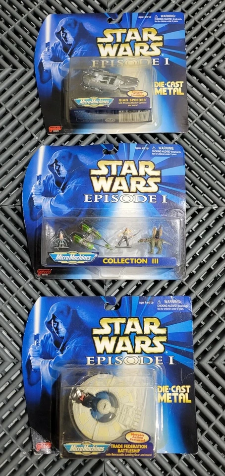 VINTAGE Micro Machines Star Wars Episode 1 Lot 1990s - Image 1 of 4
