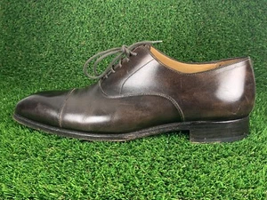 Carlos Santos Coimbra braun Oxford Captoe Anzugschuhe Goodyear Welt Gr. 12 USA - Bild 1 von 10