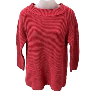 Talbots Chunky Knit Sweater with 3/4 Sleeves - Picture 1 of 4