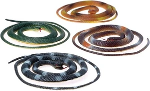 U.S. Toy Set of 12 - Rubber 42" Coiled Rubber Prop Toy Snakes # 2373 - Picture 1 of 1