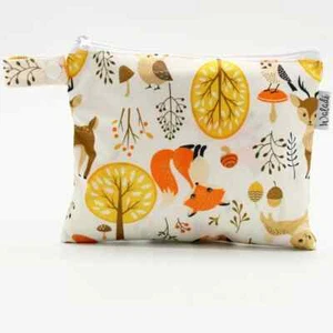 Small Waterproof Wet Bag with Zip 19 x 16cm - Forest Design - Picture 1 of 7