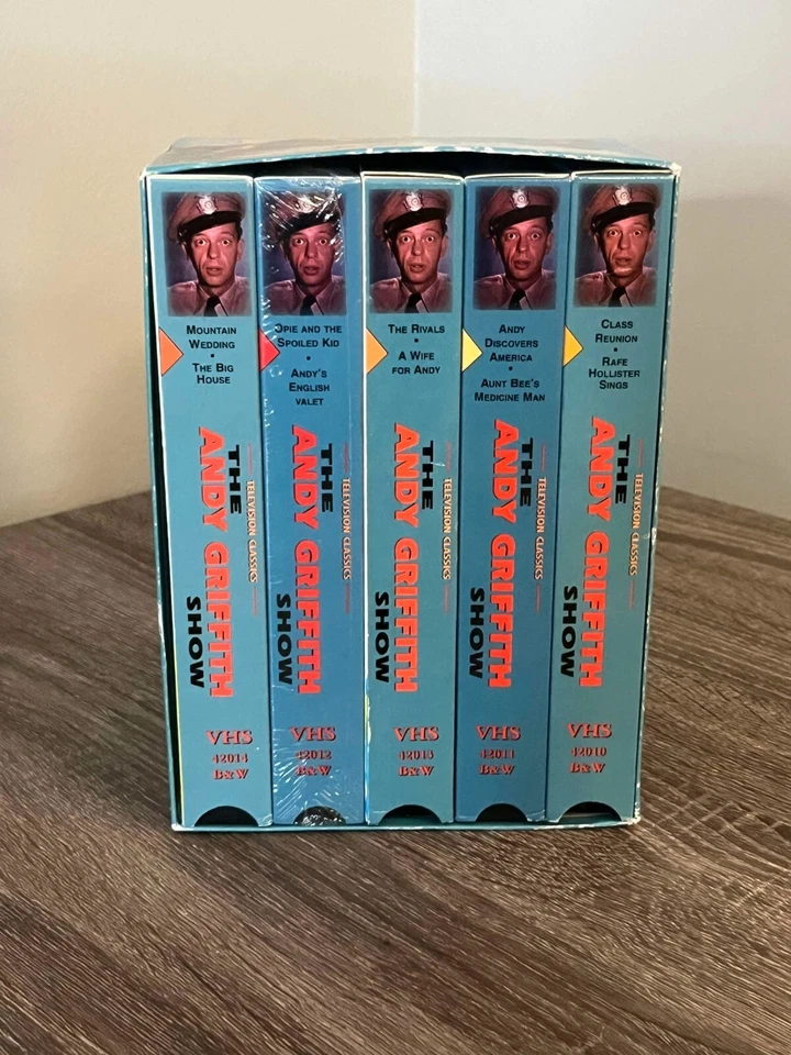 THE ANDY GRIFFITH SHOW 5 VHS BOX SET VINTAGE TELEVISION CLASSICS - Image 1 of 4