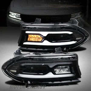 For 15-23 Dodge Charger Full LED Projector Headlights Lamp Black Left+Right Pair - Bild 1 von 8