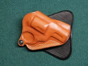 Galco SPD118 Leather Paddle Revolver Pistol Holster Colt Det Spec S&W Chiefs - Picture 1 of 3