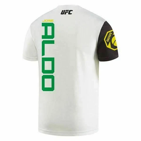 [AI0424] Mens Reebok JOSE ALDO UFC Authentic Jersey - Official Fighter Kit Shirt Cover