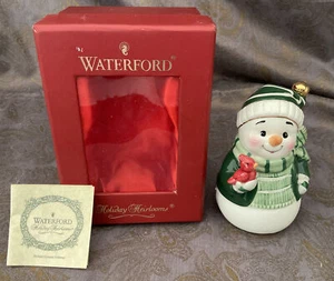 Waterford Holiday Heirlooms 2006 Snowlad Bell, Weihnachten Schneemann Sammlerstück. - Bild 1 von 4