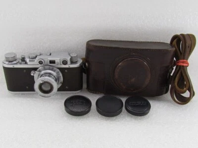 FED tipo 1b NKVD-UkSSR Segunda Guerra Mundial de colección 1935-1939 cámara rusa RF copia Leica-II (D) Foto 1 de 4