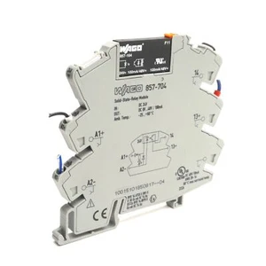 Wago 857-704 857-164 SSR and Socket, SPST-NO, 0-48VDC Load, 24VDC Input - Picture 1 of 4