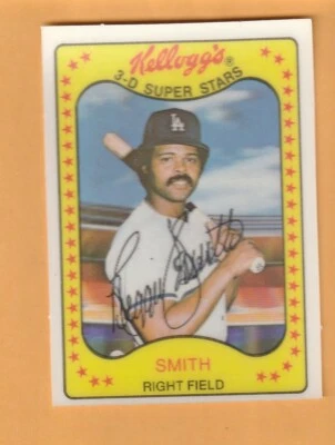 Reggie Smith Los Angeles Dodgers 1981 Kellogg's #36 9W - Image 1 of 2