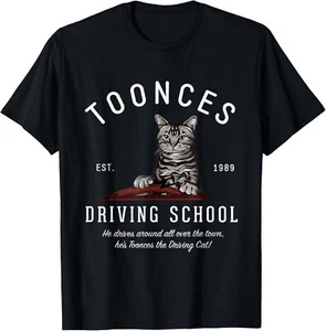 Escuela de conducción Toonces Est. 1989 - Camiseta con capucha The Driving Cat - Imagen 1 de 16
