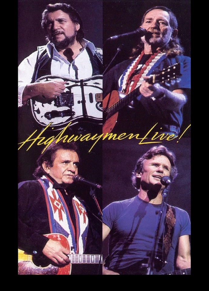 HIGHWAYMEN LIVE DVD ~ JOHNNY CASH~WILLIE NELSON~WAYLON JENNINGS HIGHWAYMAN *NEW* - Image 1 of 1
