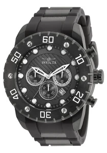 NEW IN BOX Invicta Pro Diver SCUBA Men's Watch 50mm. Gunmetal Black Model 20282 - Picture 1 of 7