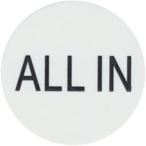 New "ALL IN" BUTTON 2" for Texas Hold'Em Poker Tournaments Games - Picture 1 of 1