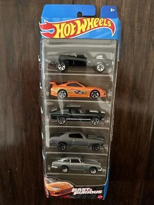 2023 Hot Wheels Fast & And Furious 5 Pack - Charger Supra Mustang Chevelle - Image 1 of 4