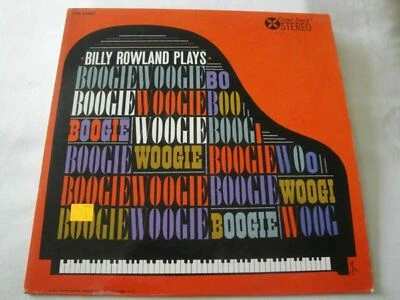 plays boogie woogie BILLY ROWLAND VINYL LP ALBUM 1961 GRAND AWARD RECORDS  - Image 1 of 2