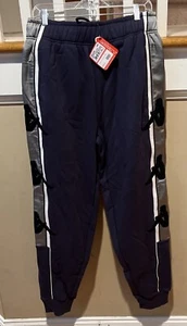 Kappa XS Blue/Gray Authentic Zallard Sweatpants MSRP-$130 New With Tags - Picture 1 of 9