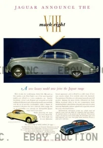 1957 Jaguar XK Automobil Auto Firma Werbedruck - Bild 1 von 1