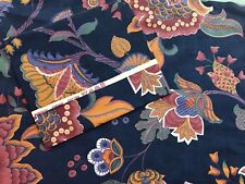Bontextil Purple & Blue Floral Swedish Fabric Fat Quarter 26 X 16 Inches Lovely