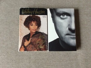 Two Cassette Tape Singles (Phil Collins, Whitney Houston) - Picture 1 of 2