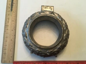 Vintage Antique Pewter Ice Cream Mold Wedding Ring #1132 - Eppelshiemer - Picture 1 of 12