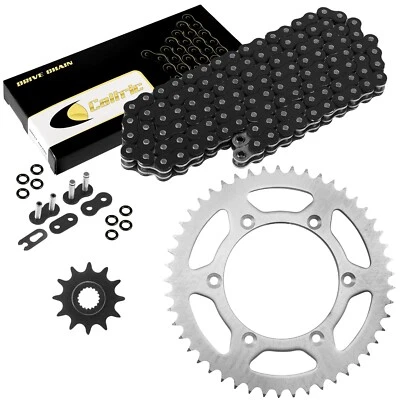 Kit de cadena de transmisión y piñón de junta tórica negra para Suzuki RM125 1985 1992-1996 2000-04 Foto 1 de 4