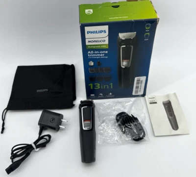 Philips Norelco Multigroom 3000 13 en 1 Kit de recortadora facial para barba y cabello con bolsa Foto 1 de 4