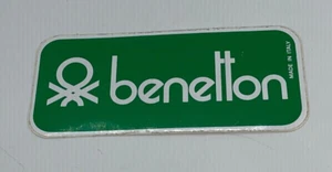 Benetton Green Global Fashion Brand Italy Sticker - Picture 1 of 1